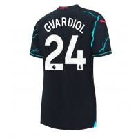 Koszulka piłkarska Manchester City Josko Gvardiol #24 Strój Trzeci dla kobiety 2023-24 tanio Krótki Rękaw